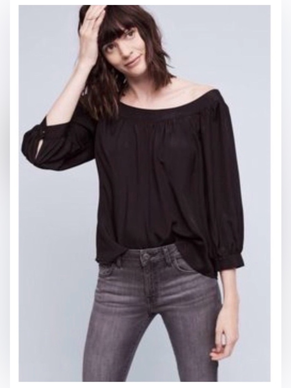 Anthropologie maeve YANNA off the shoulder top.